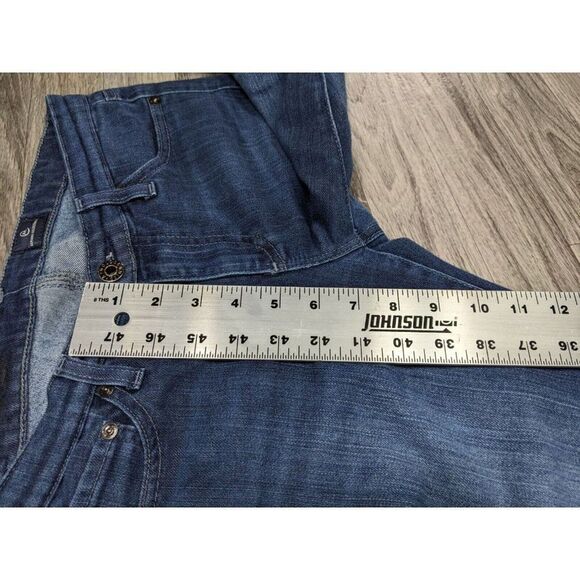 Adriano Goldschmied Womens Size 27 R Pockets Embroidered Skinny Denim Blue Jeans - Picture 11 of 12